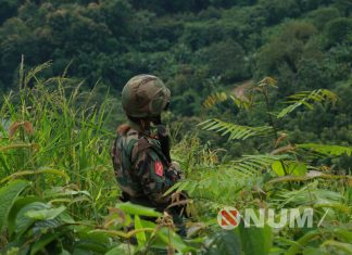 ဒွမ်ဘန်နဲ့ ခွမ်ဆိုင်ယန်ကျေးရွာကြားက စစ်ကောင်စီစစ်ကြောင်းကို KIA မိုင်းခွဲတိုက်ခိုက်