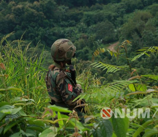 ဒွမ်ဘန်နဲ့ ခွမ်ဆိုင်ယန်ကျေးရွာကြားက စစ်ကောင်စီစစ်ကြောင်းကို KIA မိုင်းခွဲတိုက်ခိုက်