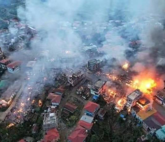 စစ်ကောင်စီက ထန်တလန်မြို့ကိုမီးရှို့တာနဲ့ ပက်သက်ပြီး (NUG) လူ့အခွင့်အရေးဝန်ကြီး ဦးအောင်မျိုးမင်း နှင့်တွေ့ဆုံမေးမြန်းခြင်း။
