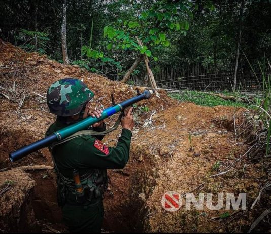 လဂျားဘွမ်နဲ့ တရုံကြားမှာ စစ်ကောင်စီစစ်ကြောင်းကို KIA မိုင်းဆွဲတိုက်ခိုက်